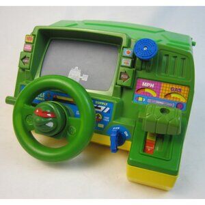 Playmates 1991 Teenage Mutant Ninja Turtles TMNT Dashboard Toy -Incomplete-Works